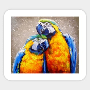 Parrot lovers Sticker